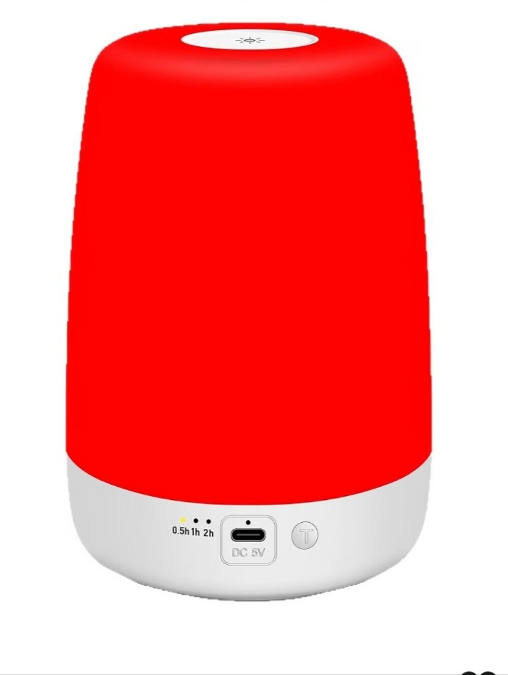 670nm Red Light for Sleep with Timer, Rechargeable, Dimmable, Sleep Aid Lamp
